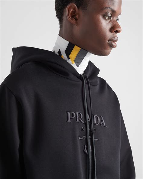 prada men's pullover|prada milano hoodie men.